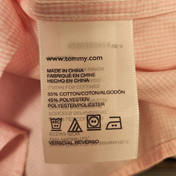 NWT Boys Tommy Hilfiger Button Down Dress Shirt Pink Size‎ 5 New With Tags - Picture 8 of 10